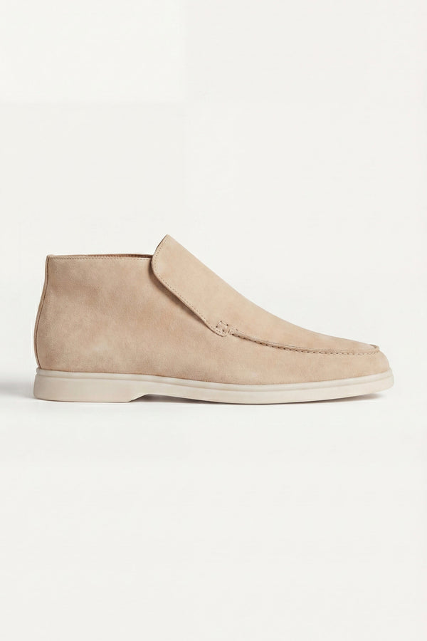 Mocassino Capri a gamba alta beige