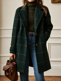 Cappotto a Quadri Classico da Donna
